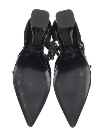 Robert Clergerie x Self-Portrait Patent Leather D'Orsay Pumps