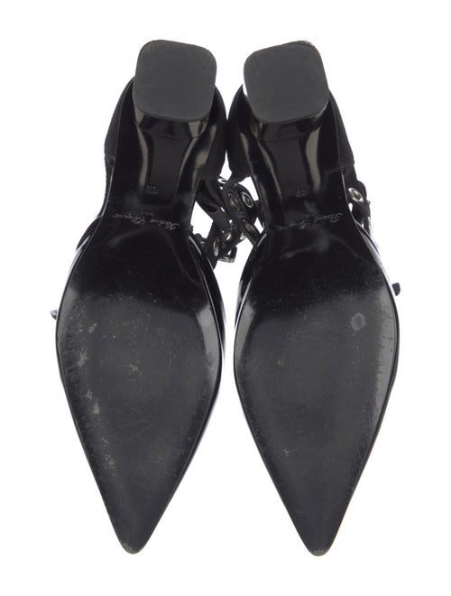 Robert Clergerie x Self-Portrait Patent Leather D'Orsay Pumps