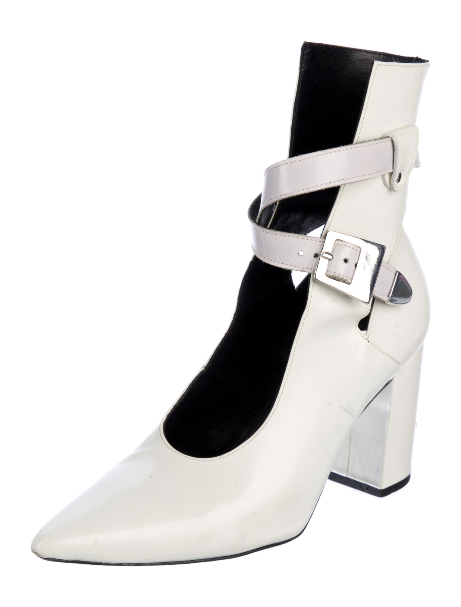 Robert Clergerie x Self-Portrait Leather Sock Boots