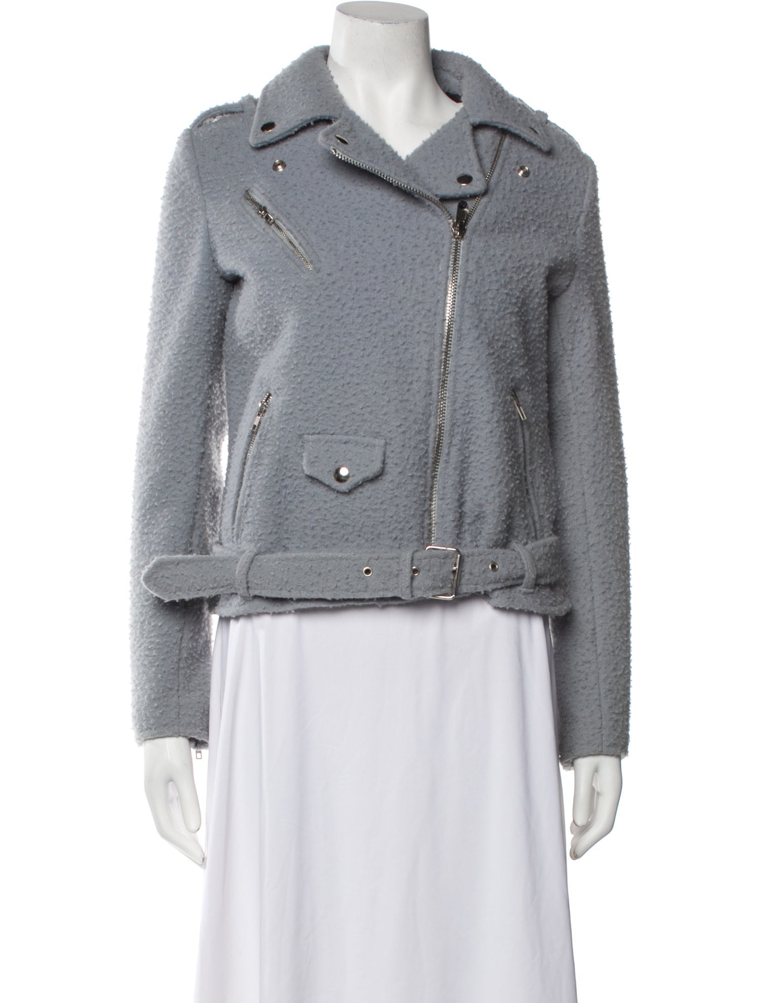 Route des Garden Wool Biker Jacket