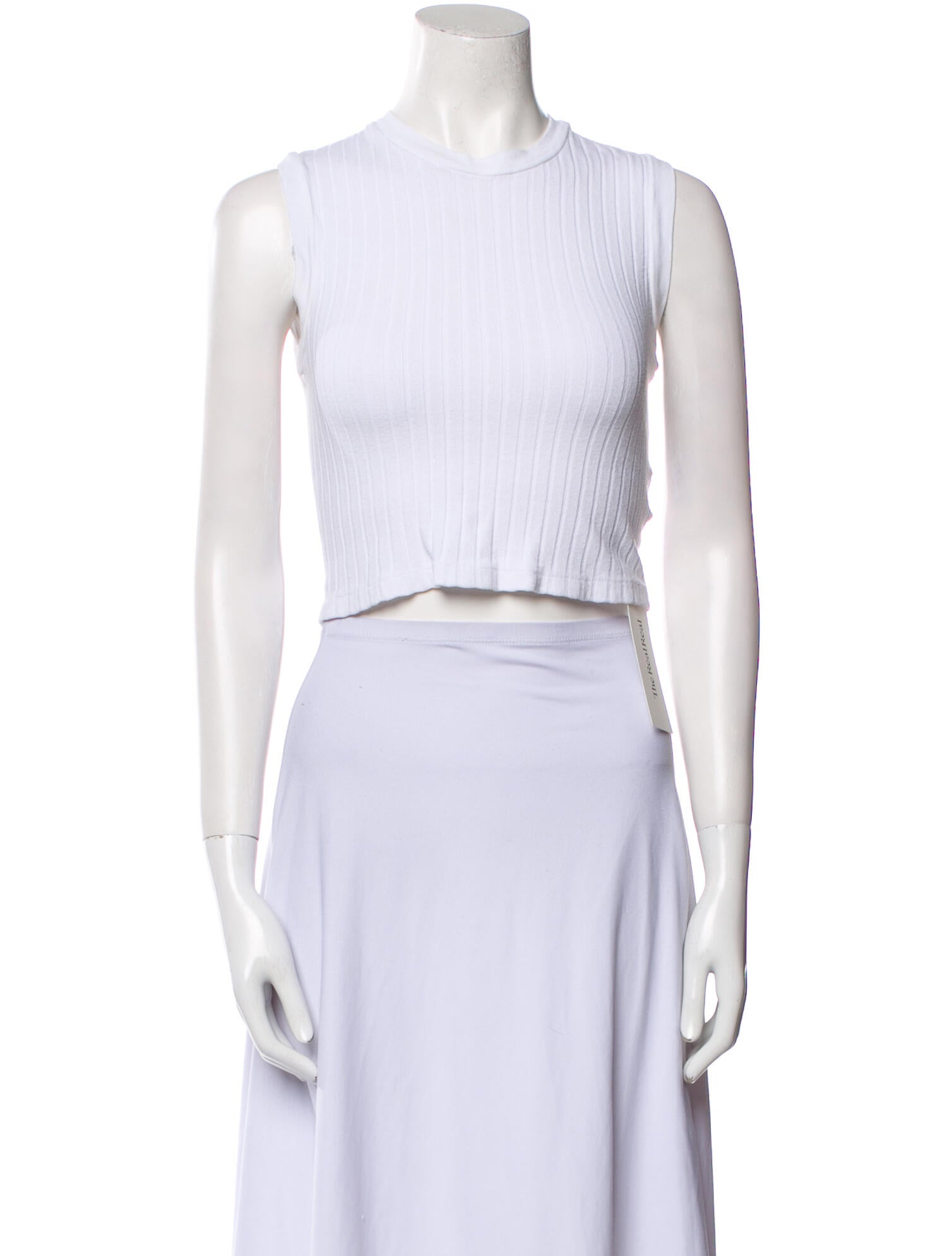 Re/Done x Hanes Hemp Crew Neck Crop Top