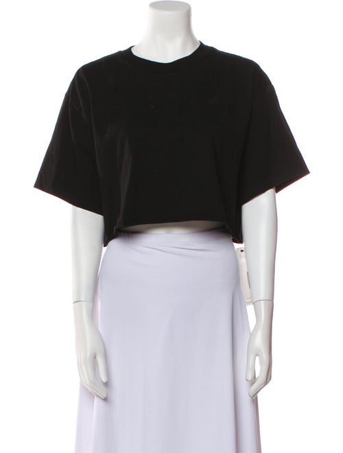 Re/Done x Hanes Crew Neck Short Sleeve Crop Top