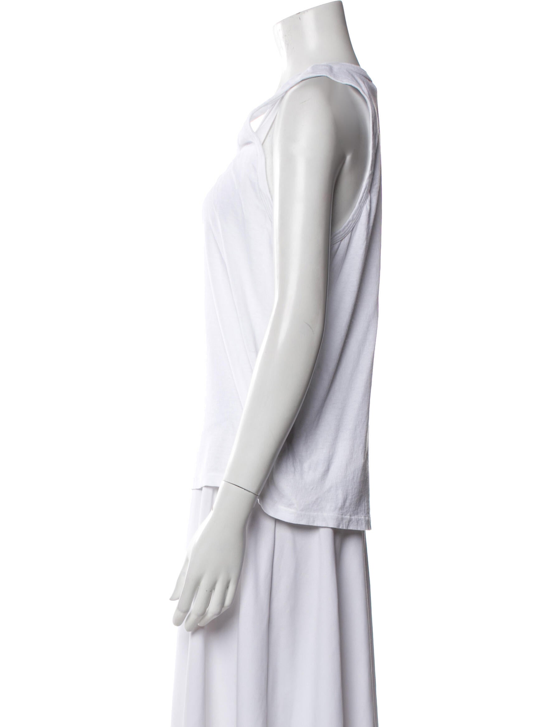 Re/Done x Hanes Scoop Neck Sleeveless Top