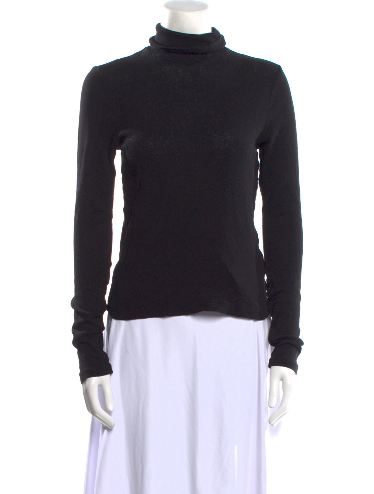 Re/Done x Hanes Turtleneck Long Sleeve Top