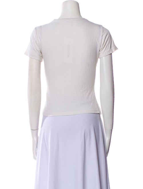 Re/Done x Hanes Graphic Print Crew Neck T-Shirt