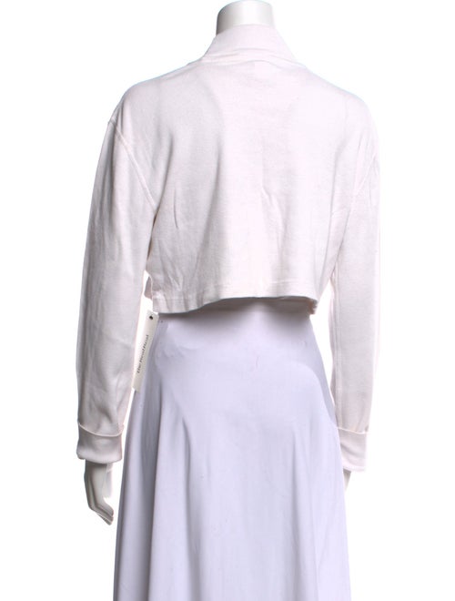 Re/Done x Hanes Mock Neck Long Sleeve Crop Top