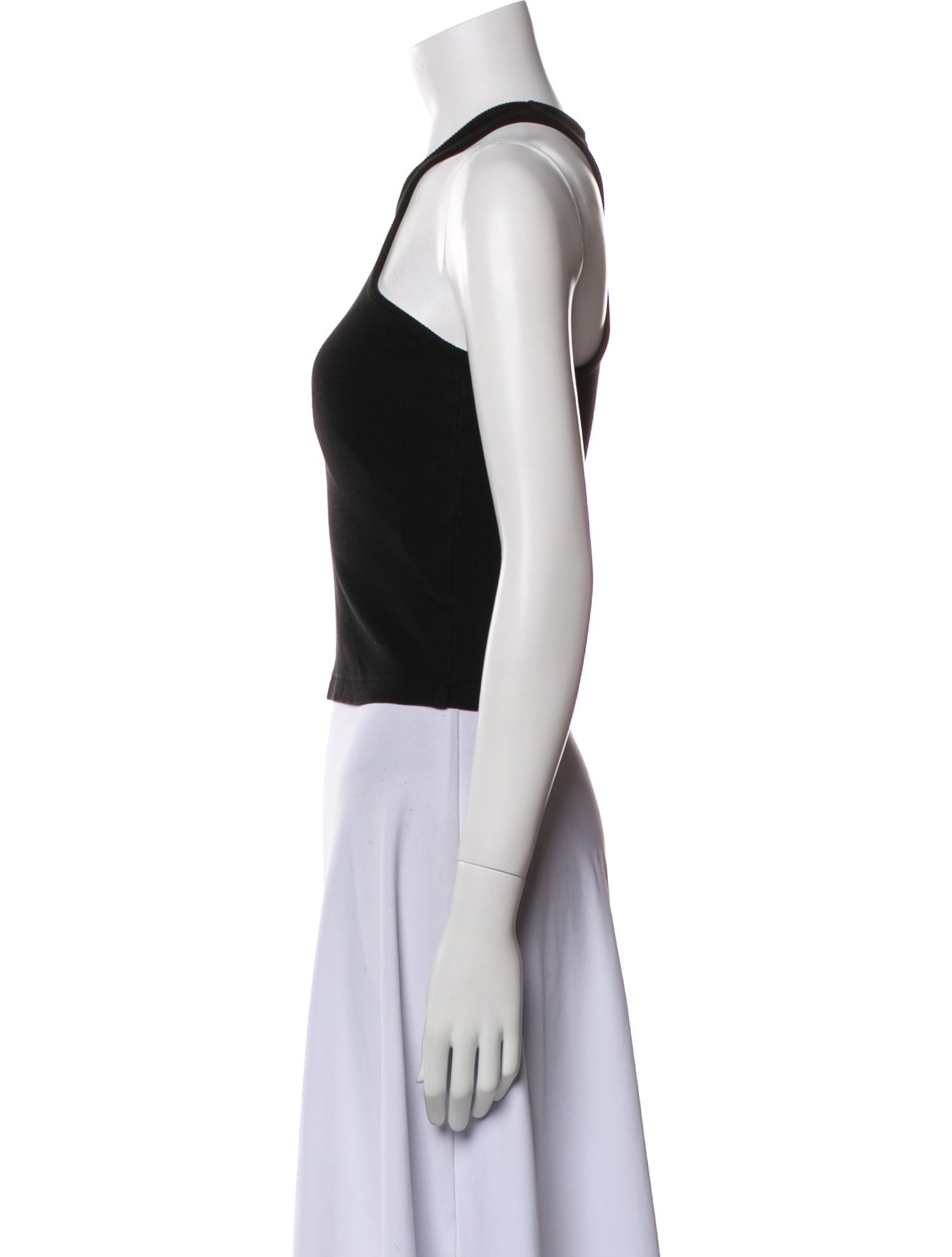 Re/Done x Hanes Halterneck Sleeveless Crop Top