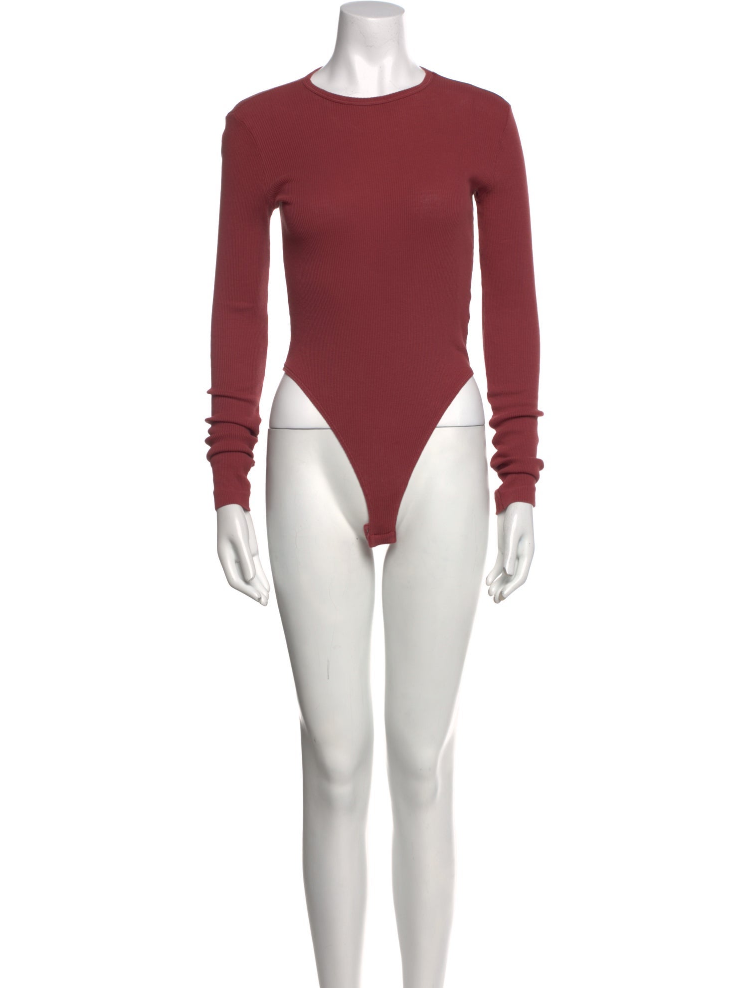Re/Done x Hanes Crew Neck Long Sleeve Bodysuit