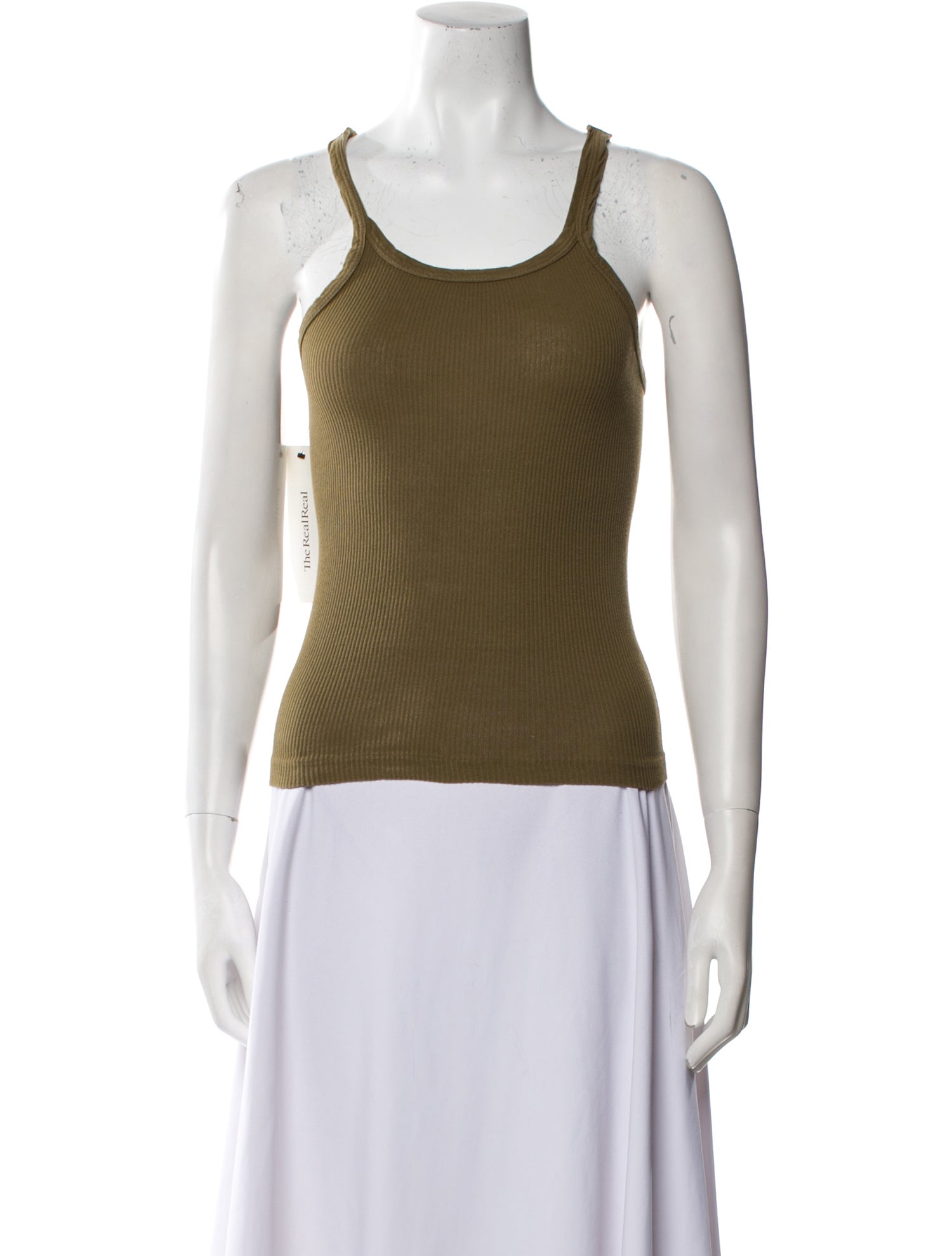Re/Done x Hanes Scoop Neck Sleeveless Top