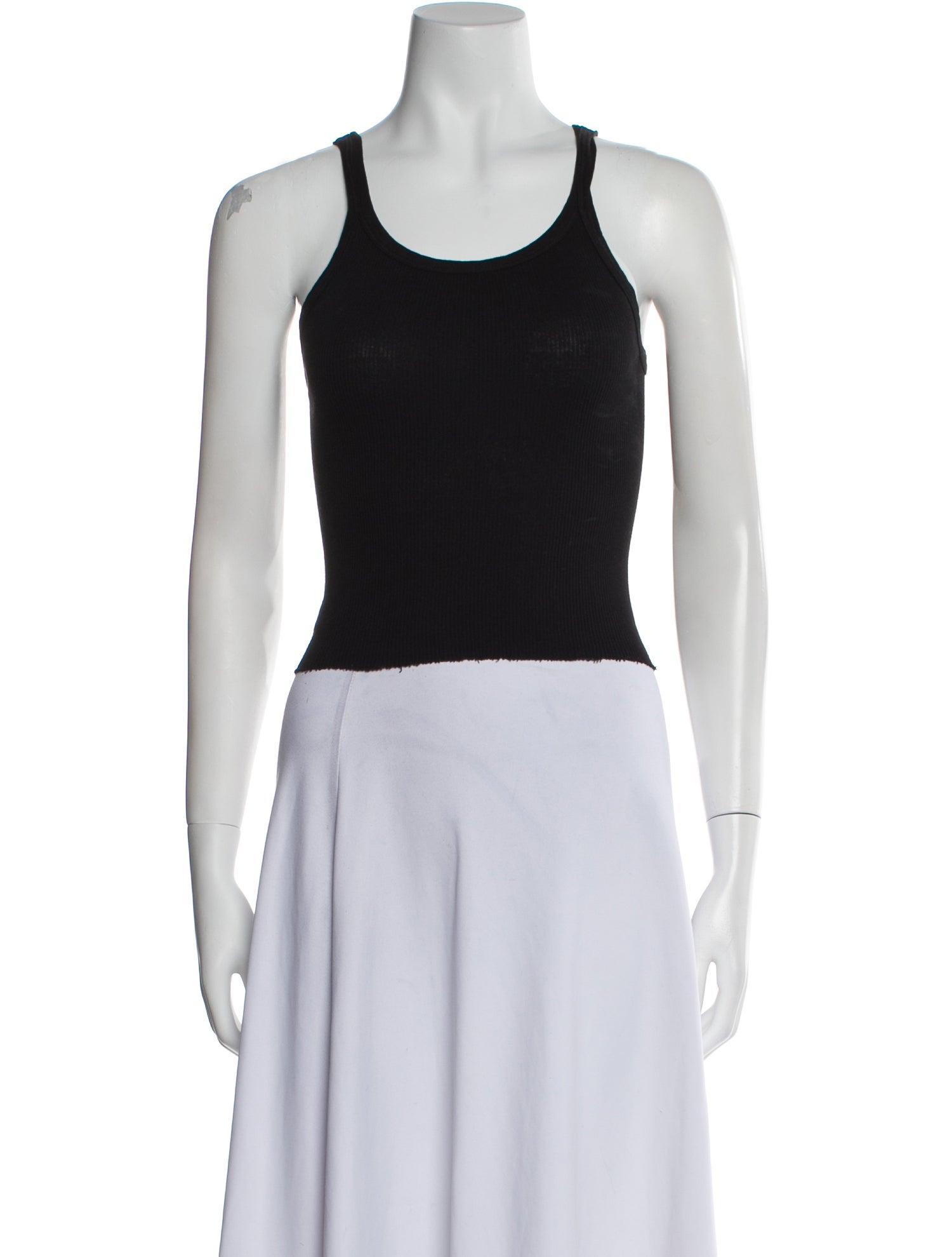 Re/Done x Hanes Scoop Neck Sleeveless Top