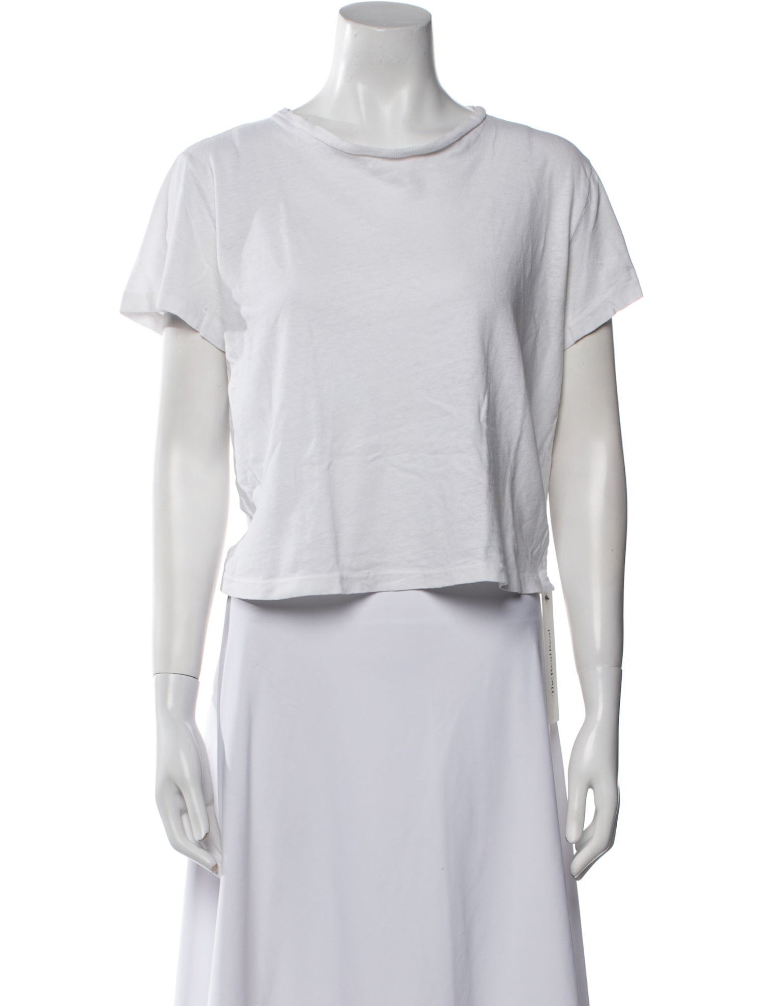 Re/Done x Hanes Bateau Neckline Short Sleeve T-Shirt