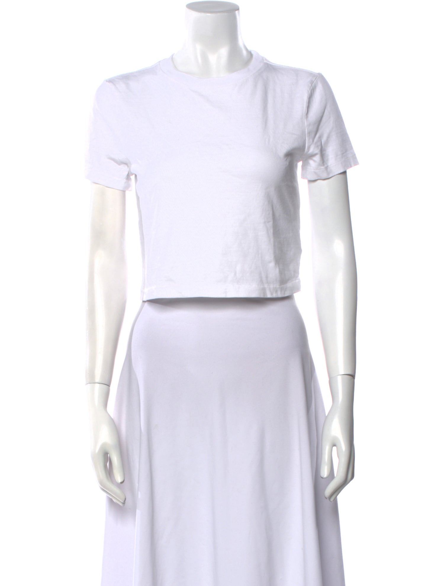 Re/Done x Hanes Crew Neck Short Sleeve Crop Top w/ Tags