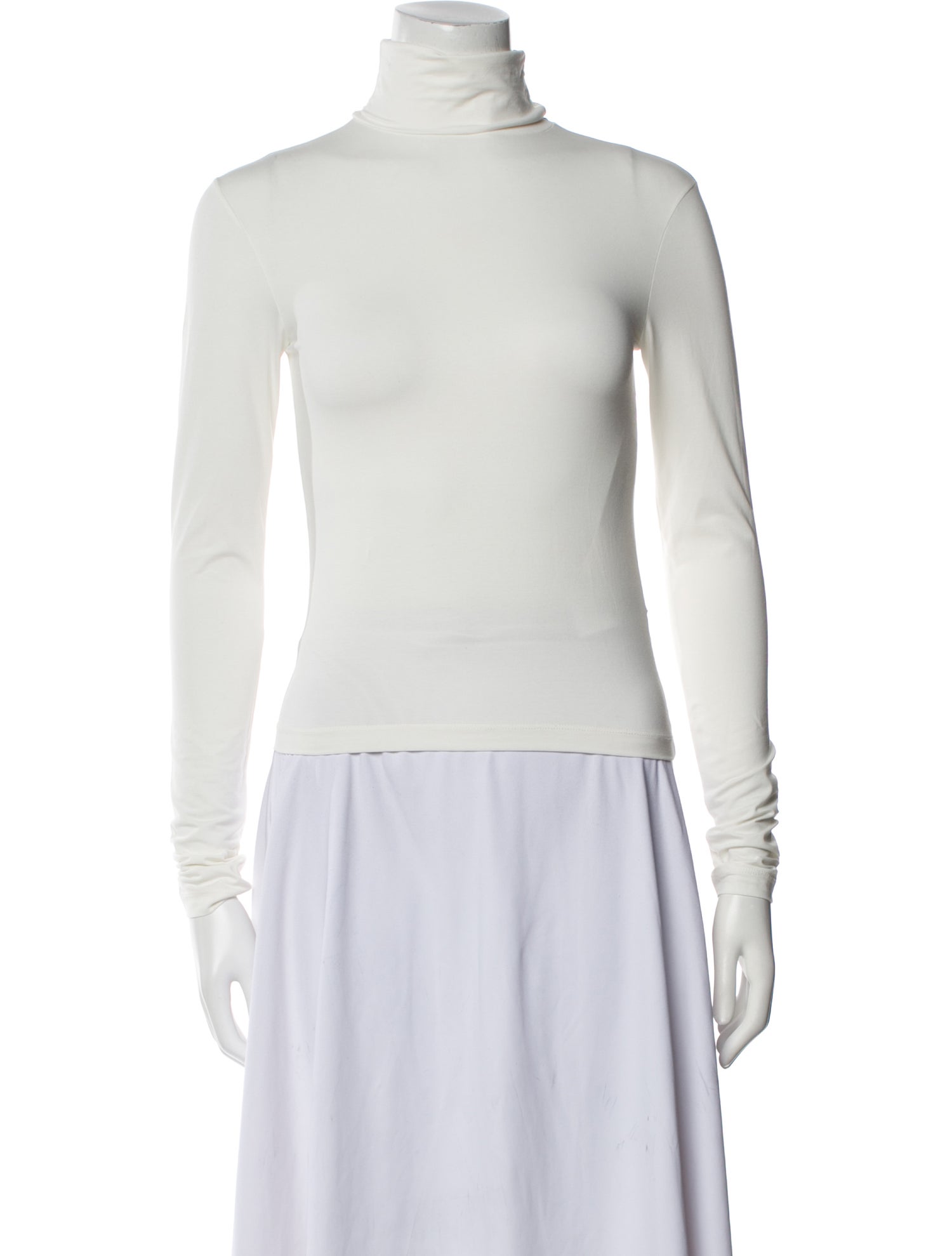 Re/Done x Hanes Turtleneck Long Sleeve Top