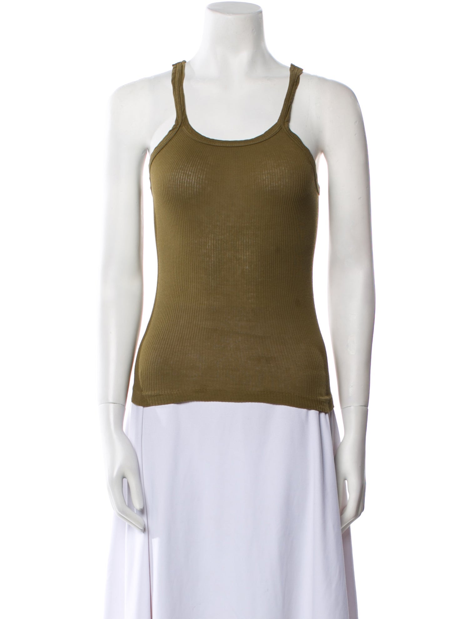 Re/Done x Hanes Scoop Neck Sleeveless Top