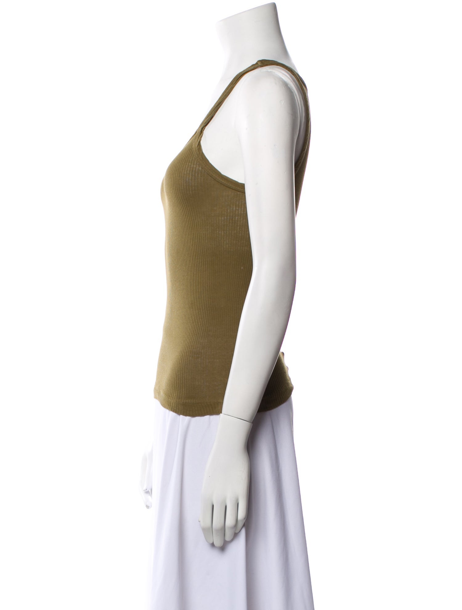 Re/Done x Hanes Scoop Neck Sleeveless Top
