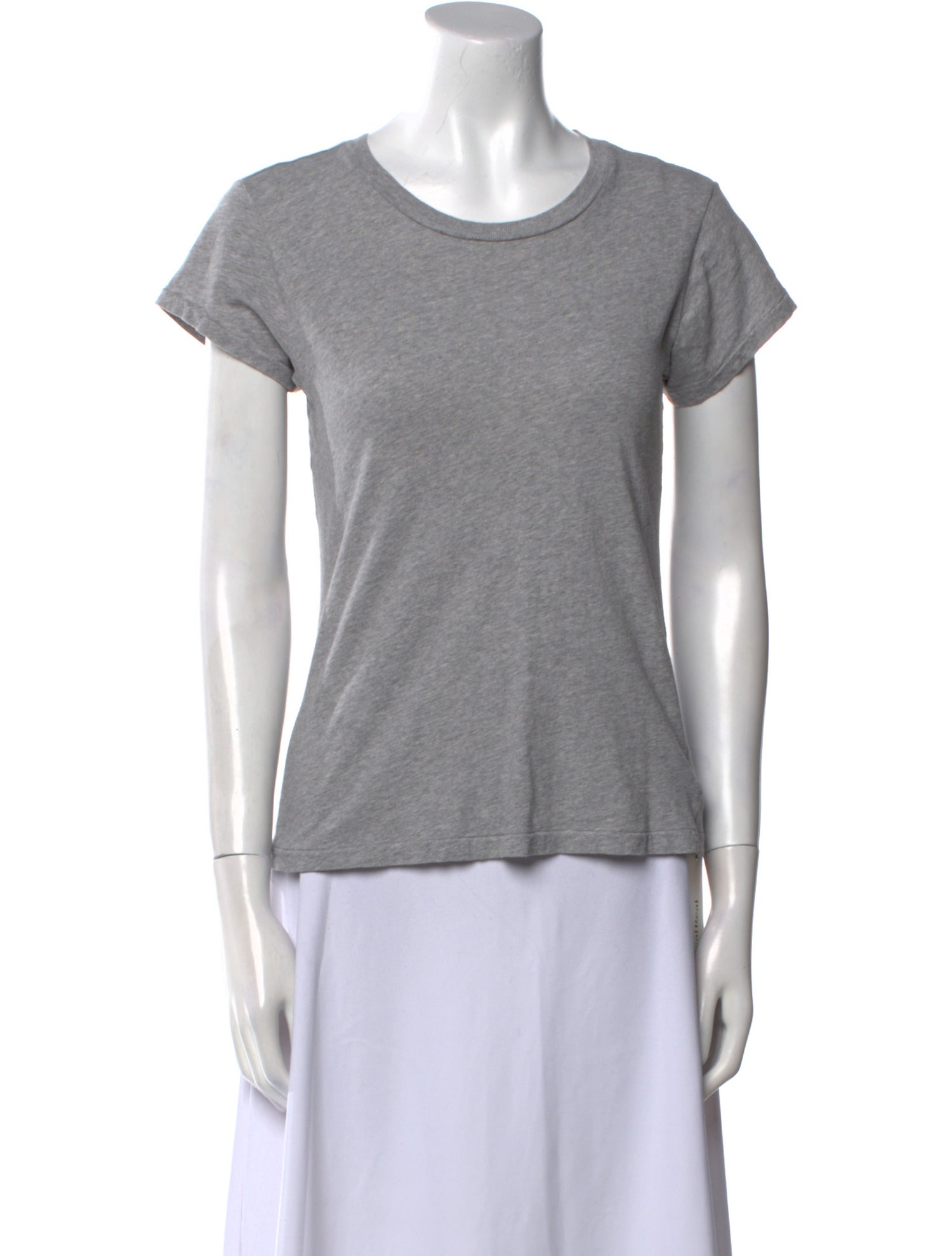 Re/Done x Hanes Scoop Neck Short Sleeve T-Shirt