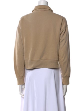 Re/Done x Hanes Mock Neck Long Sleeve Sweatshirt
