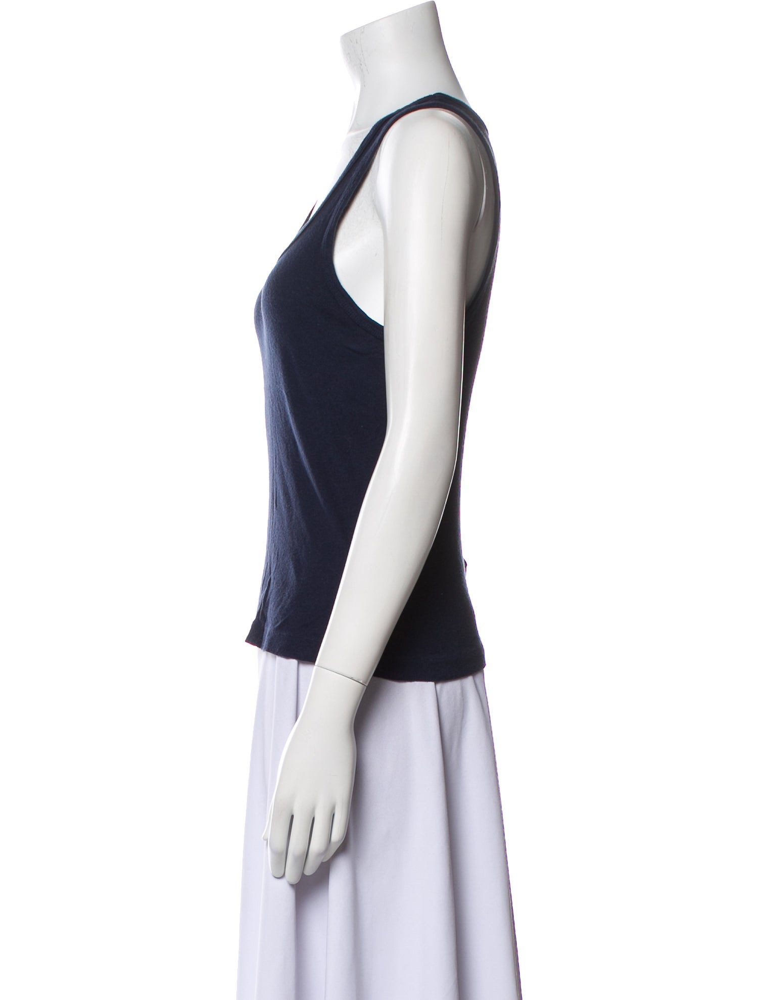 Re/Done x Hanes Scoop Neck Sleeveless Top