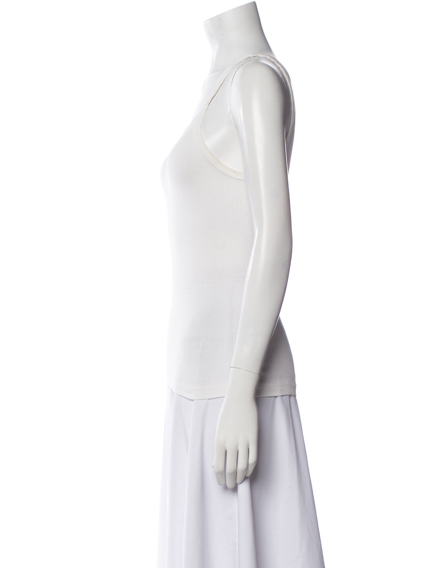 Re/Done x Hanes Scoop Neck Sleeveless Top