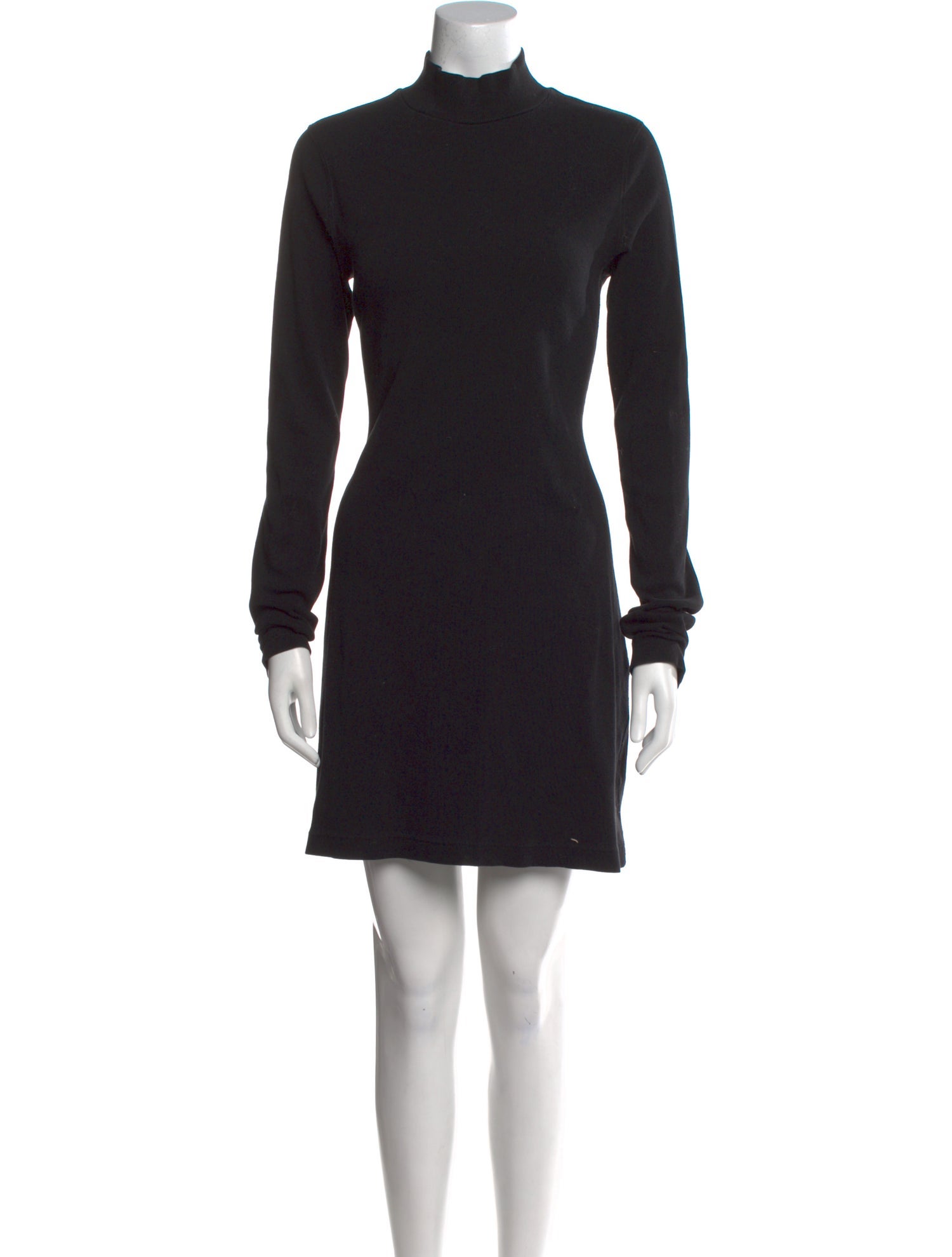 Re/Done x Hanes Mock Neck Mini Dress