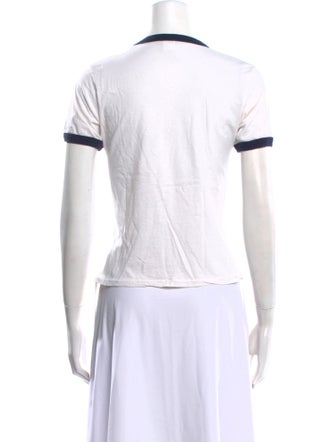 Re/Done x Hanes Graphic Print Crew Neck T-Shirt