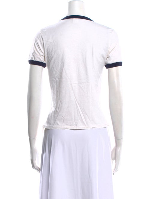 Re/Done x Hanes Graphic Print Crew Neck T-Shirt