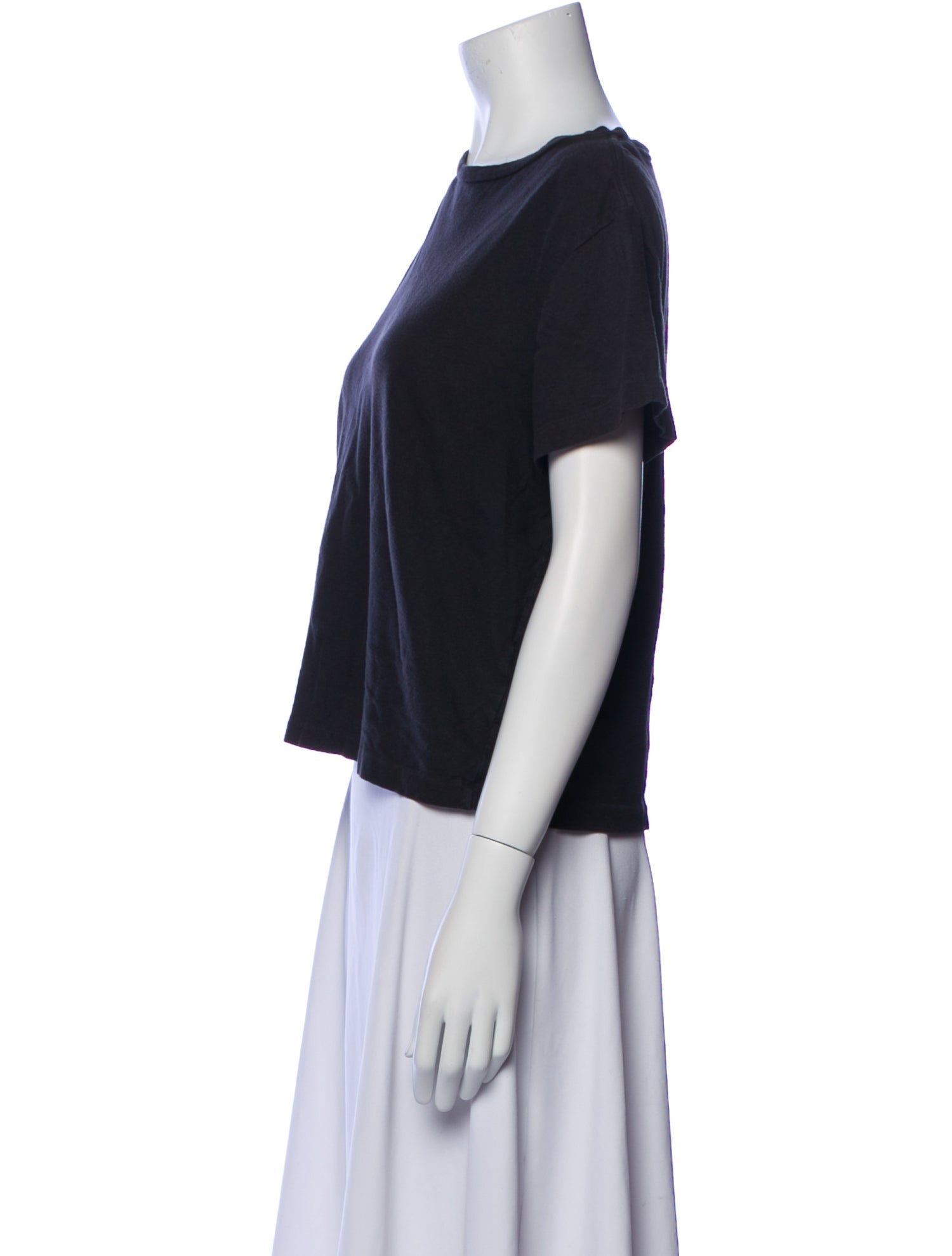 Re/Done x Hanes Bateau Neckline Short Sleeve T-Shirt