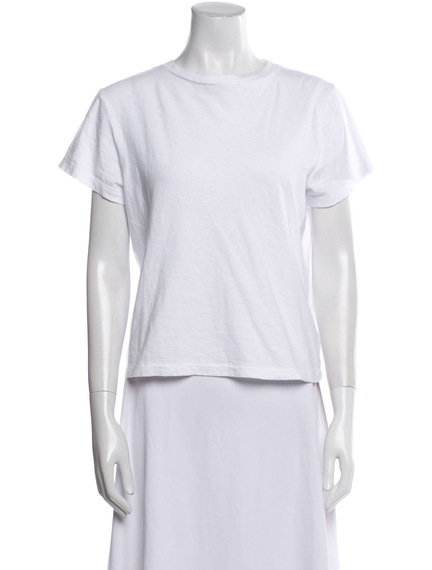 Re/Done x Hanes Bateau Neckline Short Sleeve T-Shirt