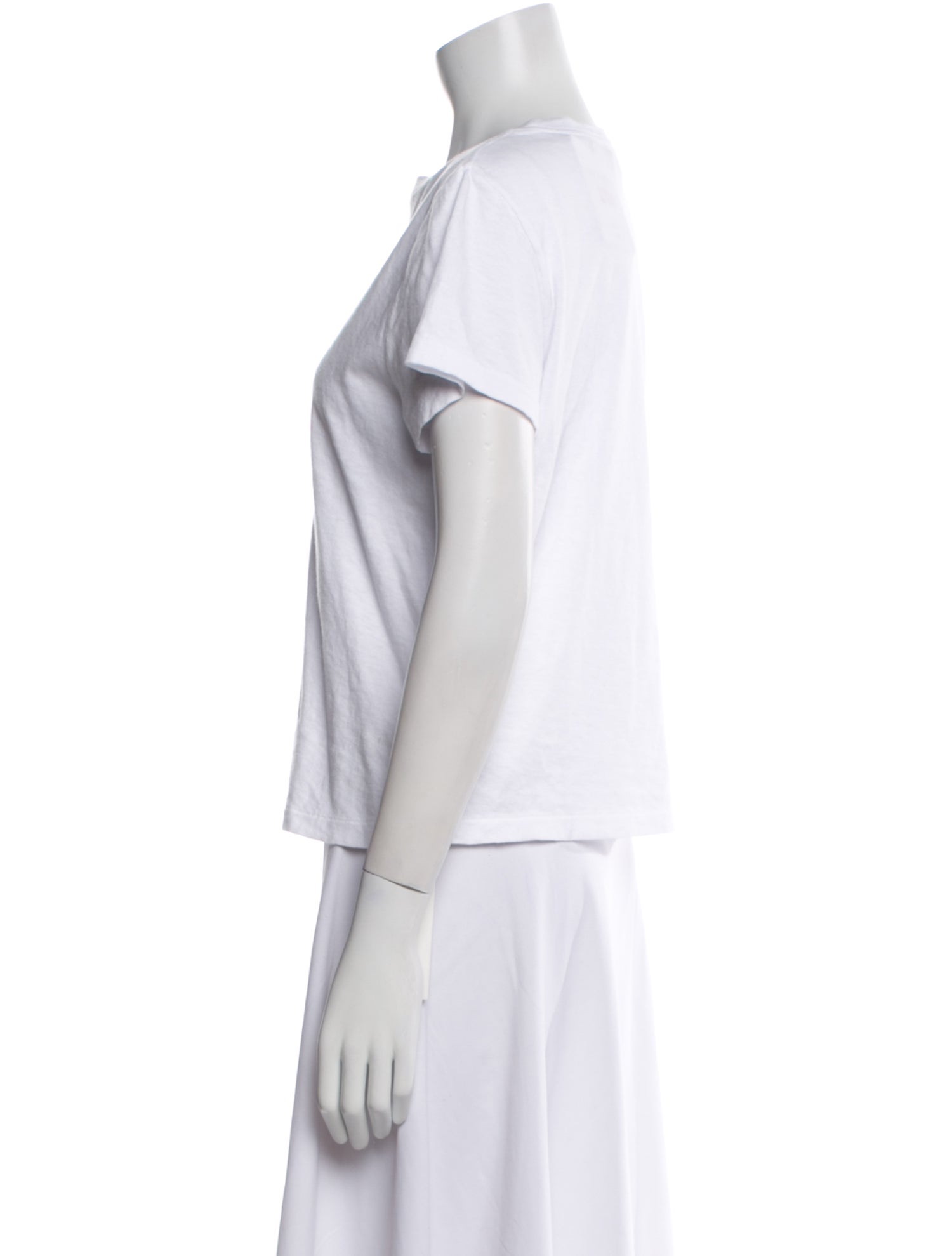 Re/Done x Hanes Bateau Neckline Short Sleeve T-Shirt