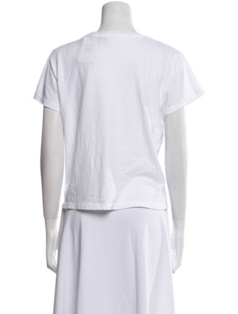 Re/Done x Hanes Bateau Neckline Short Sleeve T-Shirt