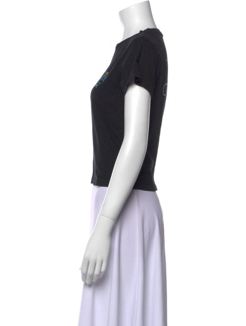 Re/Done x Hanes Graphic Print Crew Neck T-Shirt