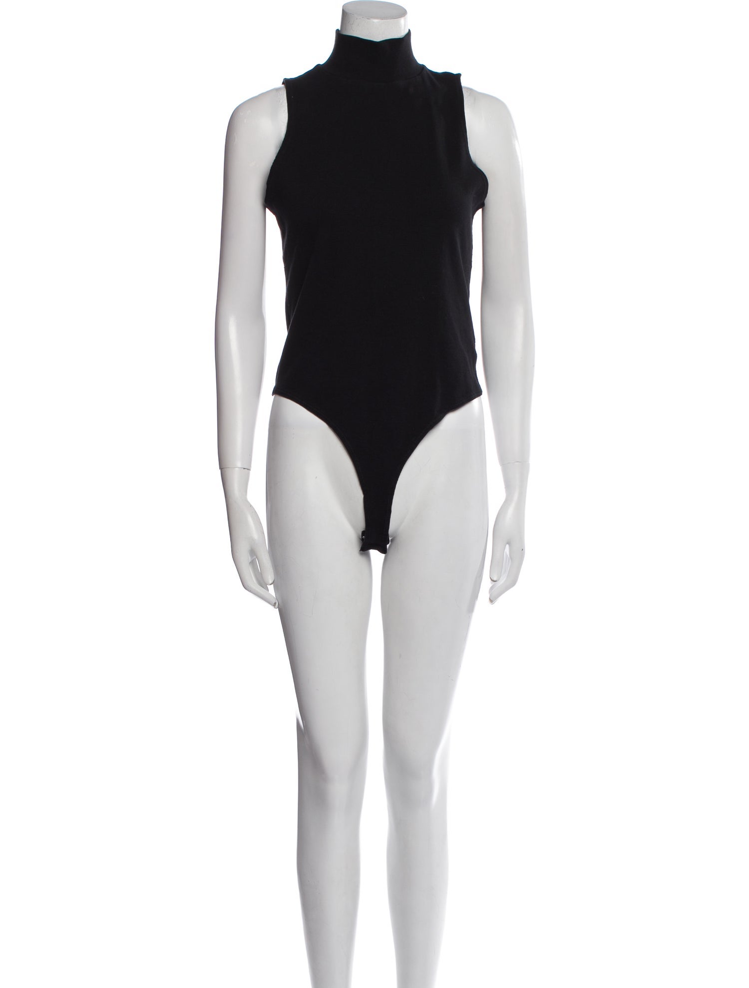 Re/Done x Hanes Mock Neck Sleeveless Bodysuit