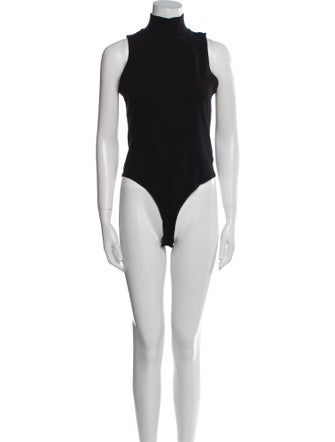 Re/Done x Hanes Mock Neck Sleeveless Bodysuit