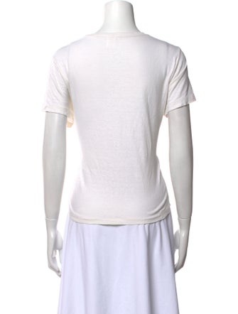 Re/Done x Hanes Graphic Print Scoop Neck T-Shirt