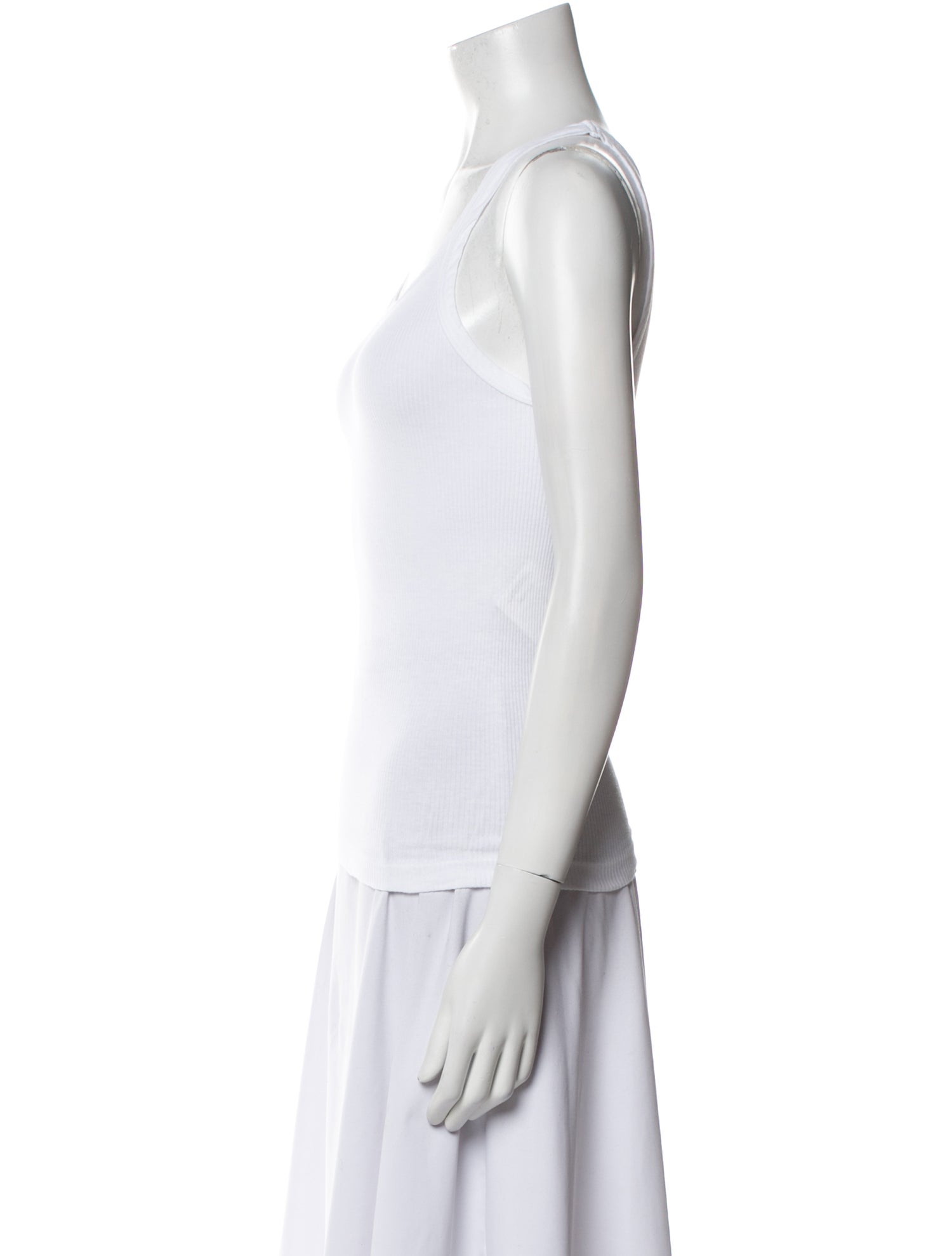 Re/Done x Hanes Scoop Neck Sleeveless Top