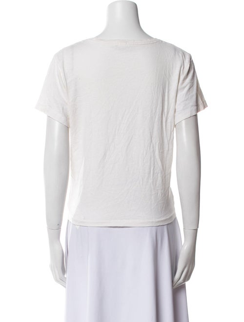 Re/Done x Hanes Graphic Print Crew Neck T-Shirt