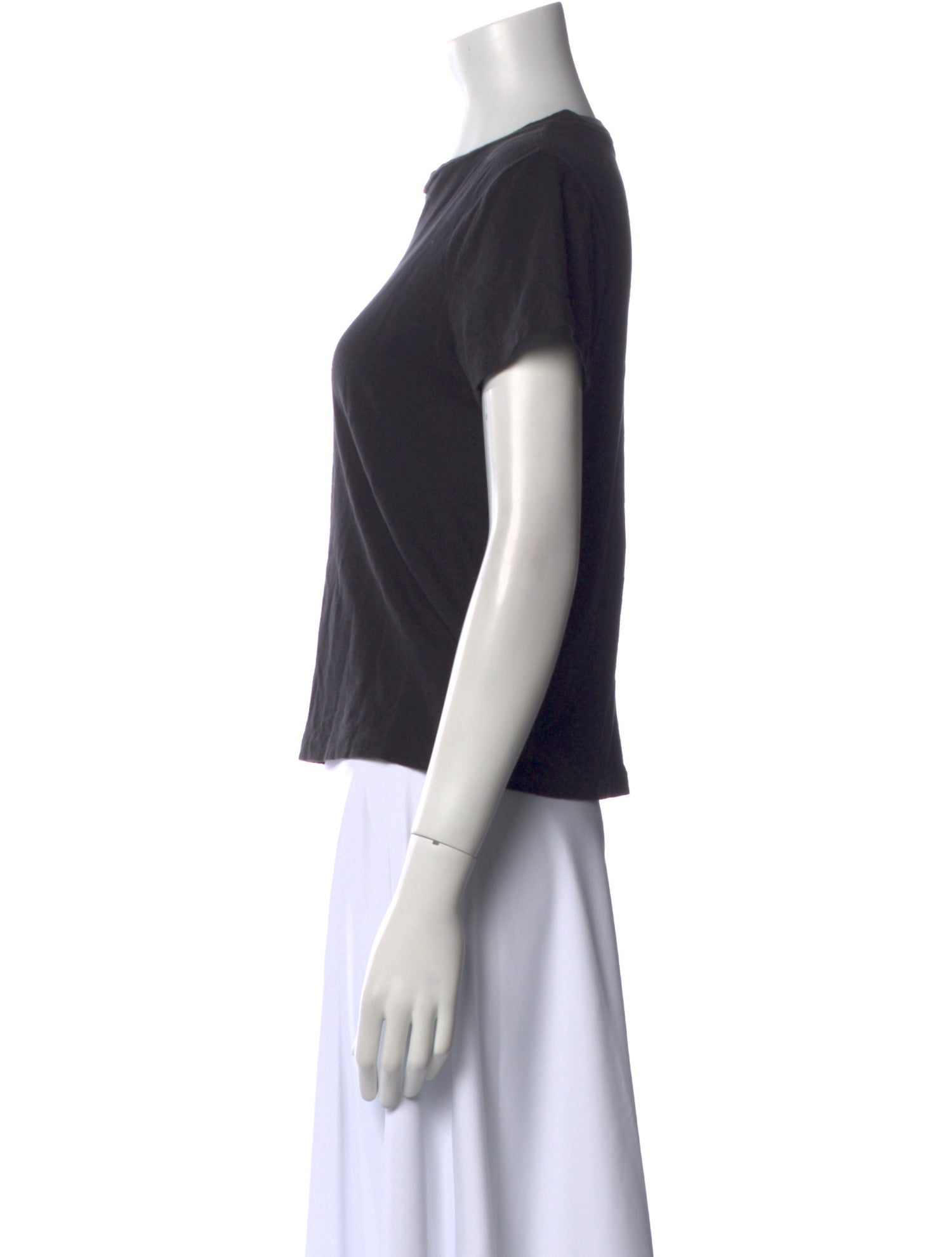 Re/Done x Hanes Scoop Neck Short Sleeve T-Shirt