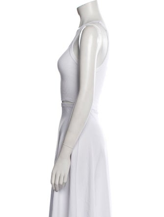 Re/Done x Hanes Square Neckline Sleeveless Crop Top