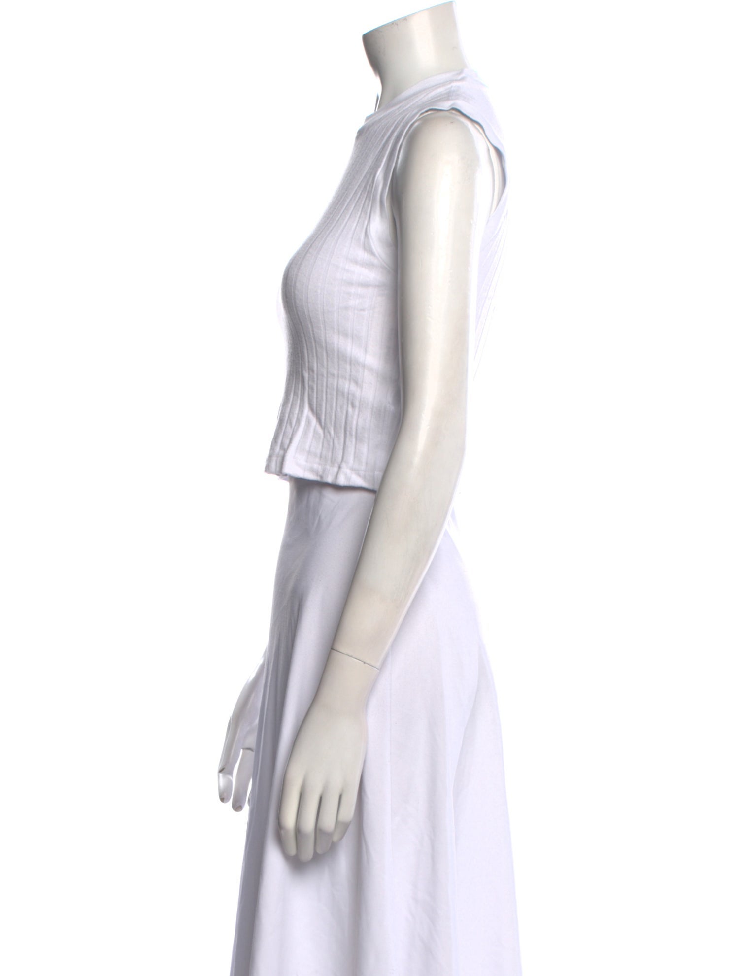 Re/Done x Hanes Crew Neck Sleeveless Crop Top w/ Tags