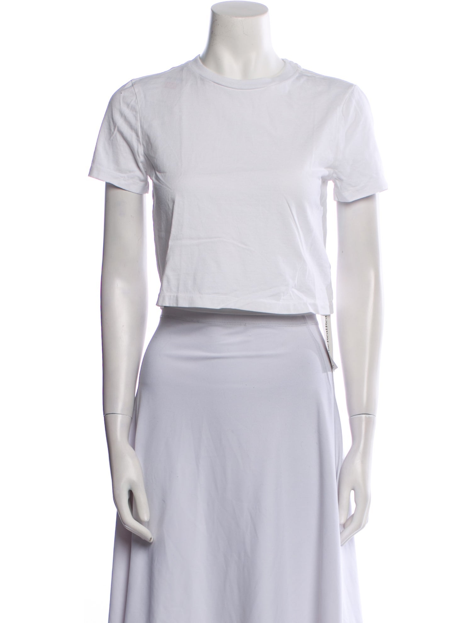 Re/Done x Hanes Crew Neck Short Sleeve Crop Top w/ Tags