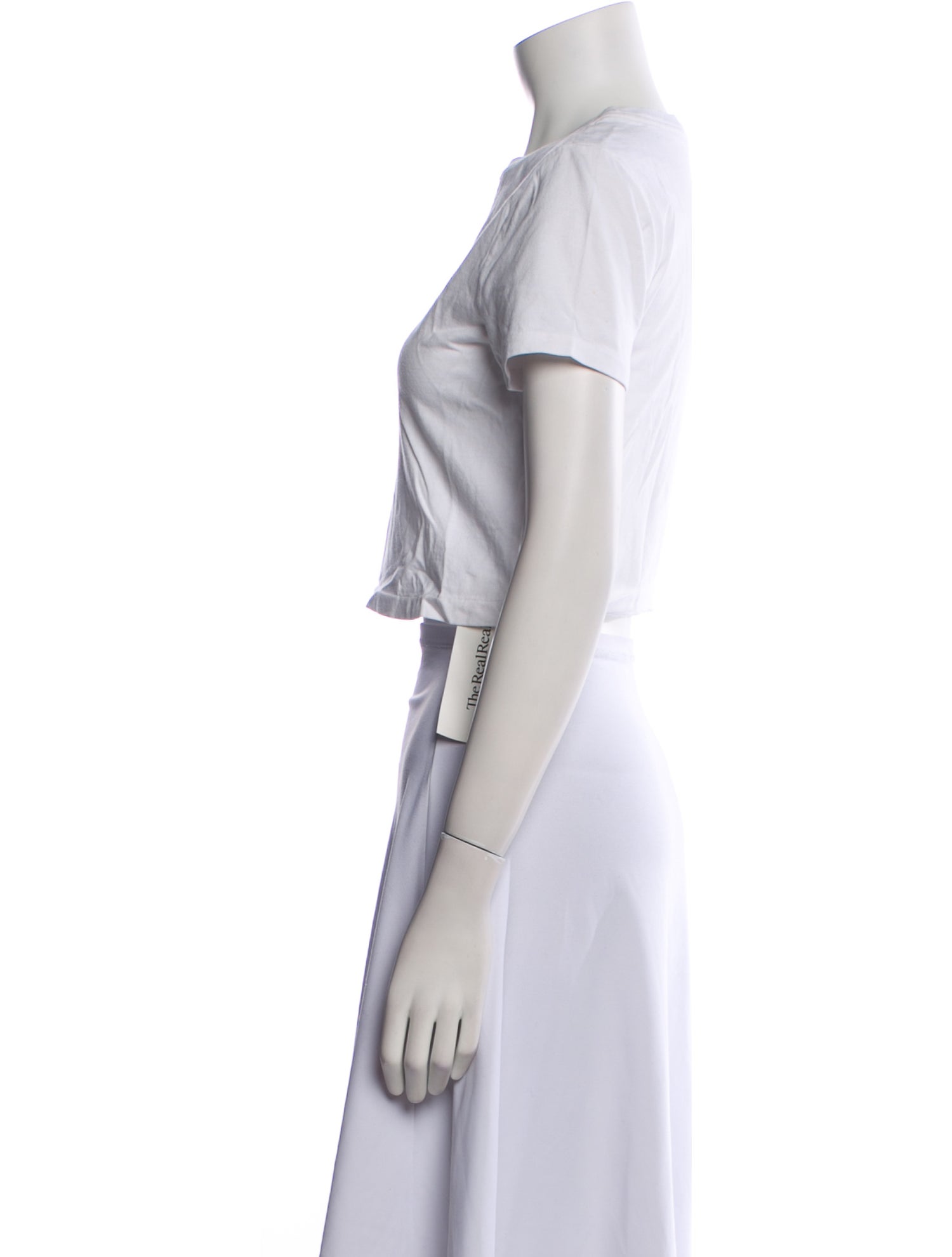 Re/Done x Hanes Crew Neck Short Sleeve Crop Top w/ Tags