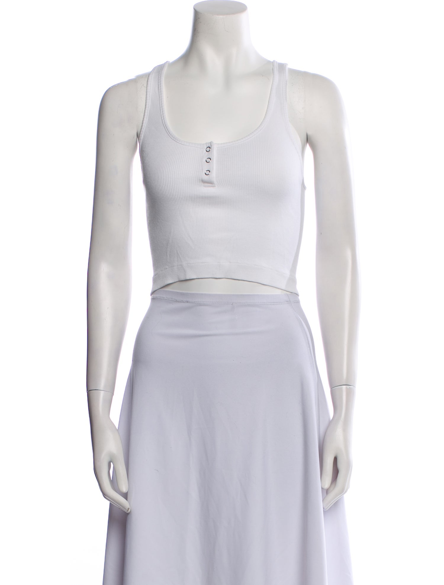 Re/Done x Hanes Scoop Neck Sleeveless Crop Top w/ Tags