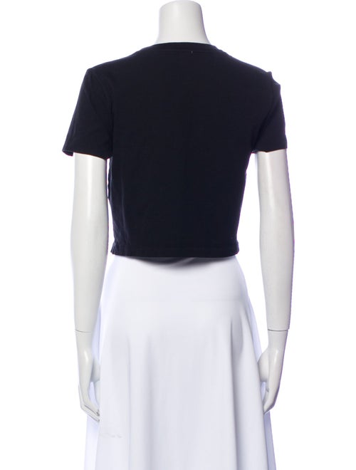 Re/Done x Hanes Crew Neck Short Sleeve Crop Top