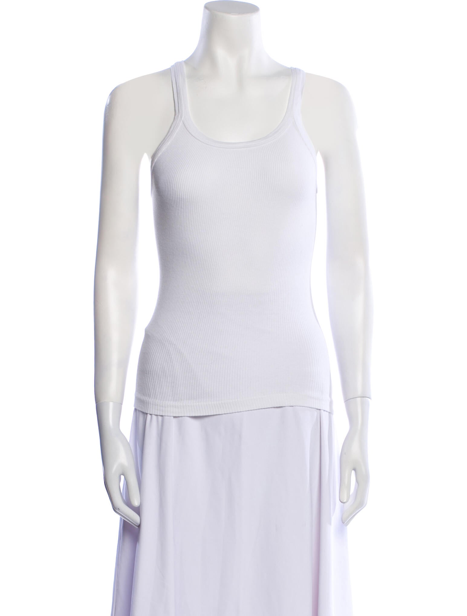 Re/Done x Hanes Scoop Neck Sleeveless Top