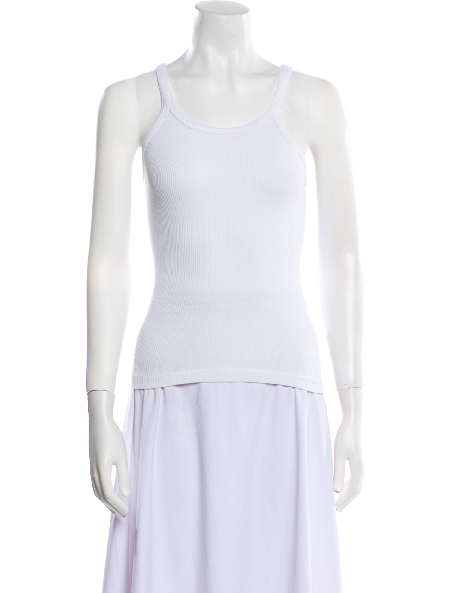 Re/Done x Hanes Scoop Neck Sleeveless Top