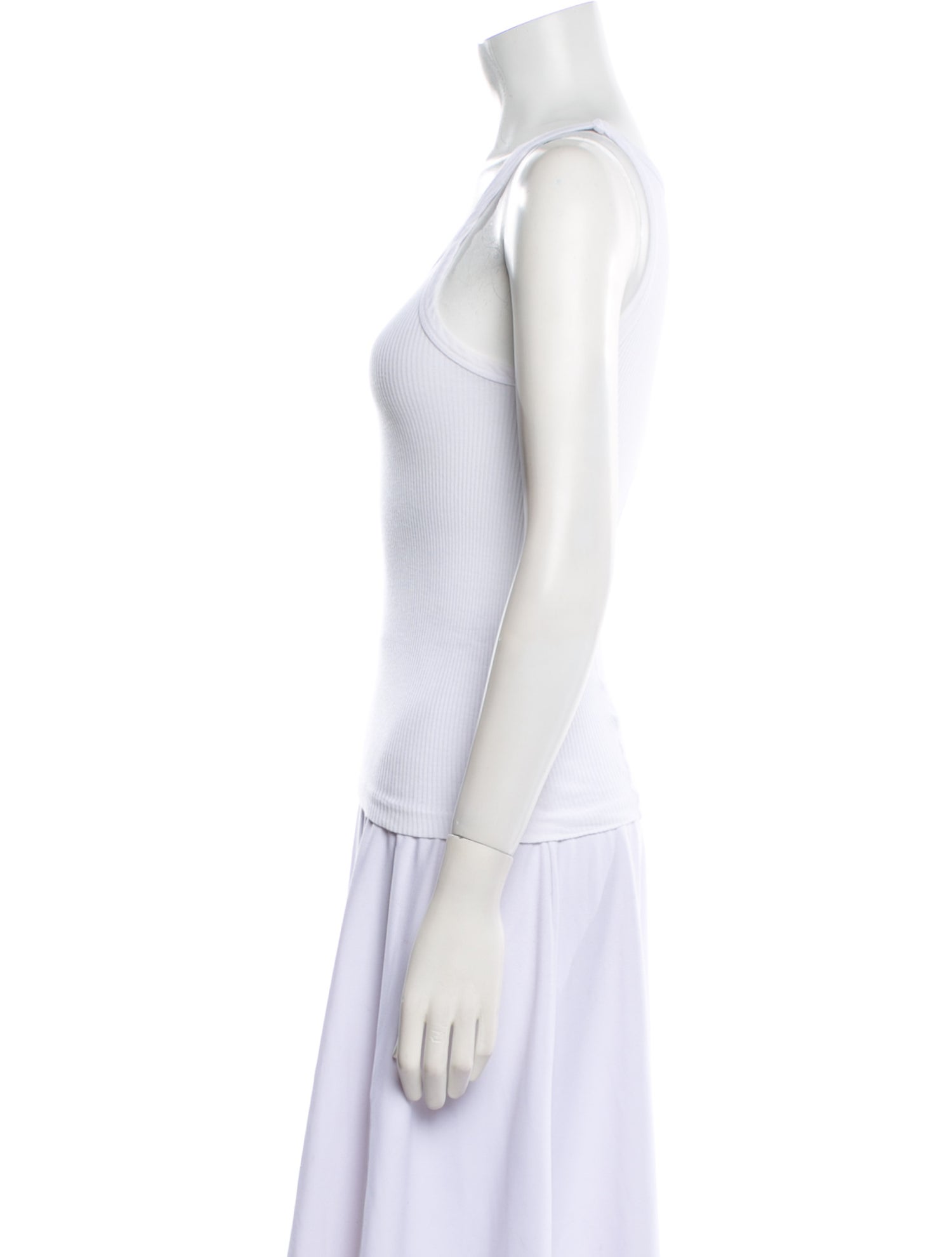 Re/Done x Hanes Scoop Neck Sleeveless Top