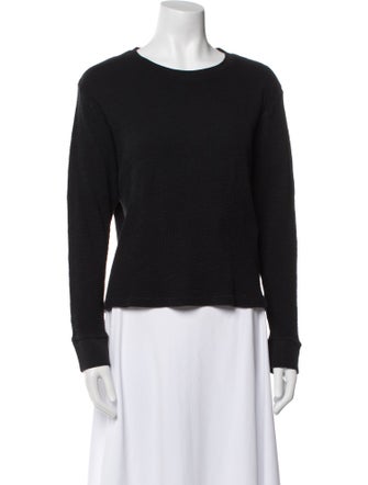 Re/Done x Hanes Bateau Neckline Long Sleeve Sweatshirt