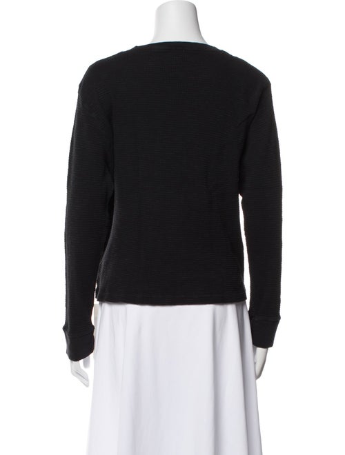 Re/Done x Hanes Bateau Neckline Long Sleeve Sweatshirt