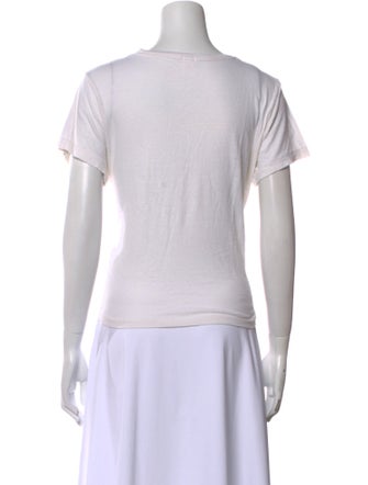 Re/Done x Hanes Graphic Print Crew Neck T-Shirt