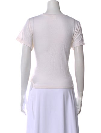 Re/Done x Hanes Graphic Print Crew Neck T-Shirt